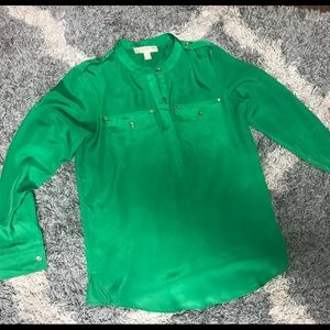 michael kors t shirt womens green